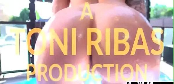  (Karmen Karma) Sexy Girl With Oiled Huge Butt Love Deep Anal clip-16